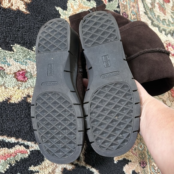 Aerosoles brown suede tall boots - Picture 4 of 6